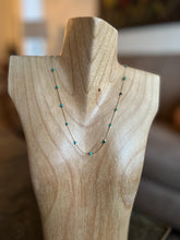 Load image into Gallery viewer, Minimalist Turquoise and Gold Necklace
